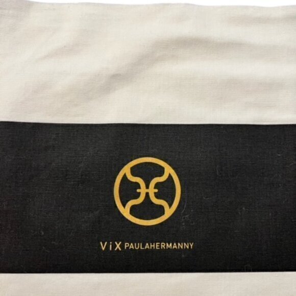 VIX PAULA HERMANNY Drawstring Logo Dust Bag 12.5 x 15 in Travel Storage Designer - Picture 3 of 8